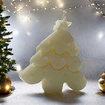 Small Christmas sculptured candles